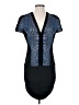 Barbara Bui Graphic Blue Cocktail Dress Size 4 - photo 1