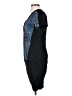 Barbara Bui Graphic Blue Cocktail Dress Size 4 - photo 5