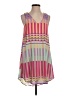 Everly 100% Polyester Stripes Pink Casual Dress Size S - photo 1