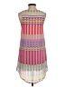 Everly 100% Polyester Stripes Pink Casual Dress Size S - photo 2