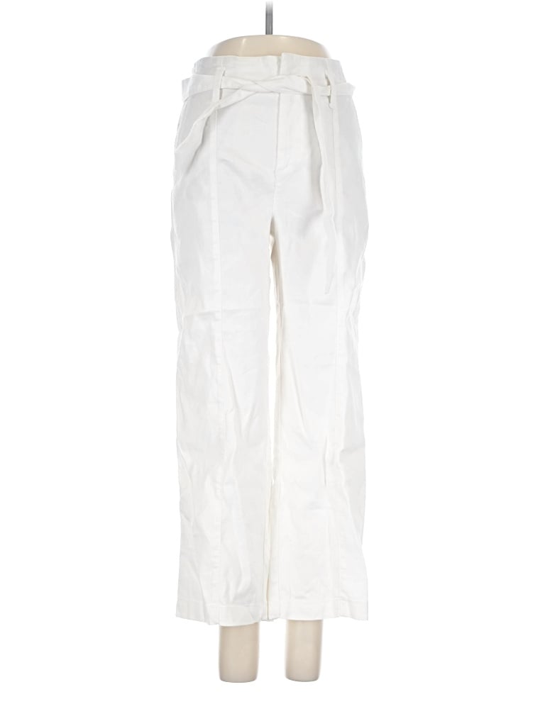 Pre-owned Level 99 Linen Pants In White