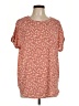 Buffalo by David Bitton Orange Short Sleeve Blouse Size L - photo 1