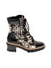 Tory Burch Tweed Black Ankle Boots Size 7 - photo 1
