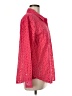 Roller Rabbit 100% Cotton Polka Dots Pink Long Sleeve Button-Down Shirt Size M - photo 4