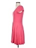 Enough About Me Solid Pink Casual Dress Size S - photo 5