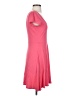 Enough About Me Solid Pink Casual Dress Size S - photo 4