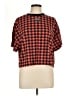 Adidas Checkered-gingham Red Short Sleeve Turtleneck Size L - photo 1