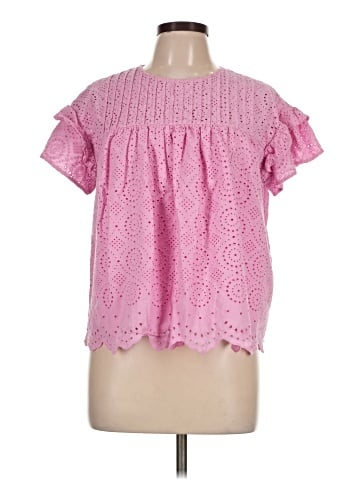 Crown & Ivy Short Sleeve Blouse (view 1)