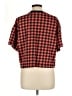 Adidas Checkered-gingham Red Short Sleeve Turtleneck Size L - photo 2