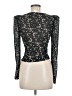 ASTR The Label 100% Polyester Black Long Sleeve Top Size S - photo 2