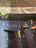 Kaari Blue 100% Polyester Black 3/4 Sleeve Blouse Size L - photo 7