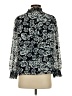 J.Crew 100% Polyester Black Long Sleeve Blouse Size XS - photo 2