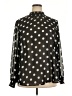 Torrid 100% Polyester Polka Dots Black Long Sleeve Blouse Size 2X Plus (2) - photo 1
