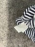 St. John Stripes Silver Short Sleeve T-Shirt Size L - photo 8