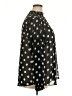 Torrid 100% Polyester Polka Dots Black Long Sleeve Blouse Size 2X Plus (2) - photo 4