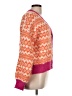 On 34th 100% Polyester Orange Cardigan Size L - photo 4
