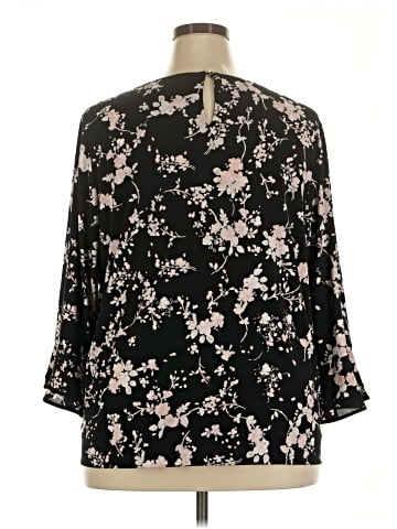 Karl Lagerfeld Paris 3/4 Sleeve Blouse (view 2)