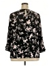 Karl Lagerfeld Paris Black 3/4 Sleeve Blouse Size 2X - photo 2