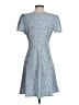 Levi's 100% Polyester Hearts Blue Casual Dress Size S - photo 2
