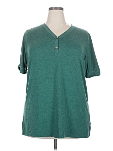 Unbranded Short Sleeve Henley (view 1)