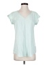 Express Teal Short Sleeve Top Size S - photo 1
