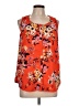 A New Day 100% Polyester Orange Sleeveless Blouse Size L - photo 1