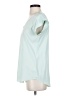 Express Teal Short Sleeve Top Size S - photo 5