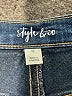 Style&Co Houndstooth Blue Jeans Size 18 - photo 4