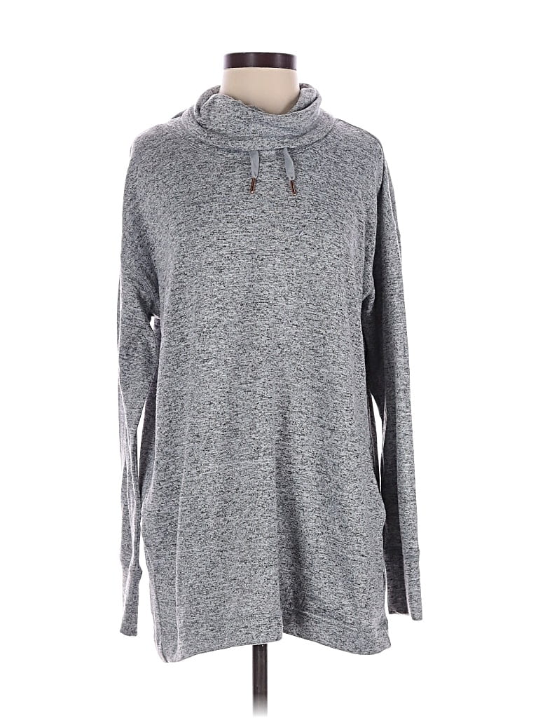 Pre-owned Active By Old Navy Turtleneck Sweater In Gray