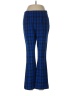 Free People Plaid Blue Dress Pants Size 6 - photo 1