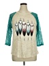 Assorted Brands Teal 3/4 Sleeve Top Size XL - photo 1