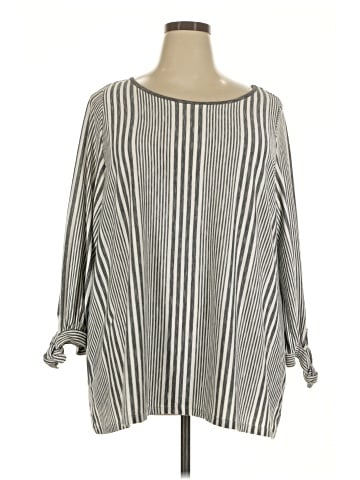 Max Studio 3/4 Sleeve Blouse (view 1)