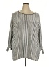 Max Studio 100% Rayon Gray 3/4 Sleeve Blouse Size 2X - photo 1