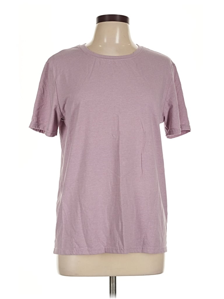 Pre-owned Assorted Brands Short Sleeve T-shirt In Purple