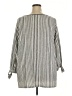Max Studio 100% Rayon Gray 3/4 Sleeve Blouse Size 2X - photo 2