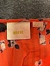 Maeve 100% Rayon Orange Short Sleeve Blouse Size 8 - photo 7