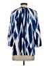 Chico's 100% Polyester Blue 3/4 Sleeve Blouse Size Sm (0) - photo 2