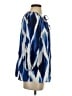 Chico's 100% Polyester Blue 3/4 Sleeve Blouse Size Sm (0) - photo 4