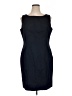 Talbots Solid Black Cocktail Dress Size 16 - photo 1