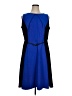 Alyx Color Block Blue Casual Dress Size 16W - photo 1
