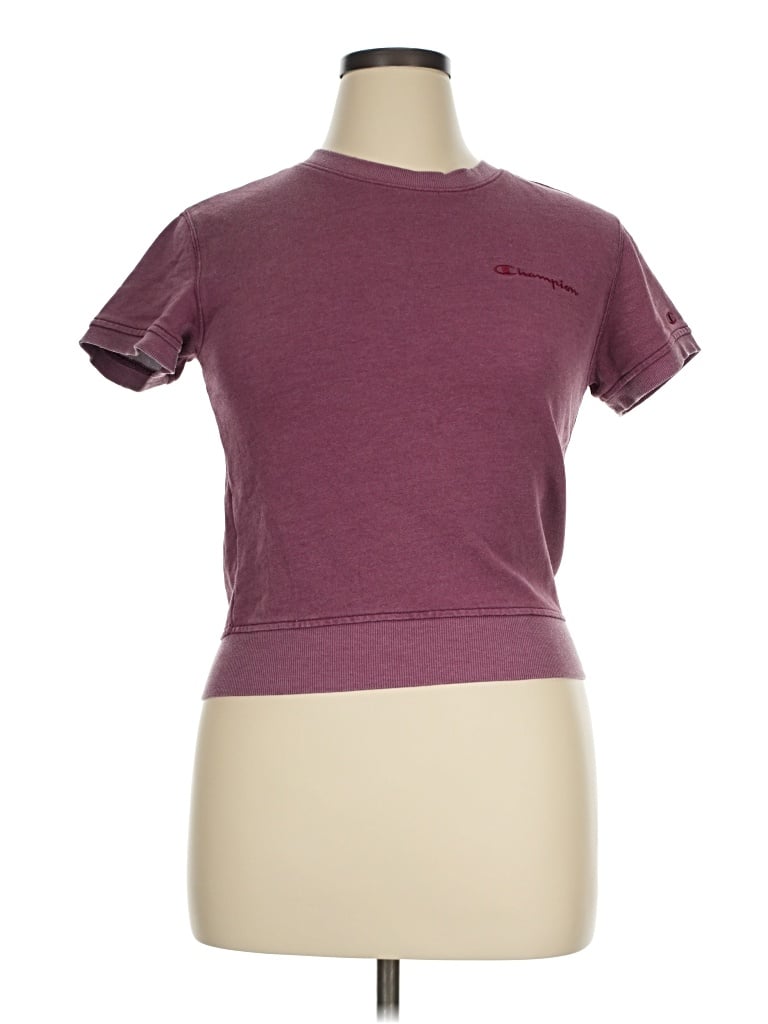 Pre-owned Champion Sweatshirt In Burgundy