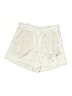 Ann Taylor LOFT 100% Lyocell Solid Ivory White Shorts Size L (estimated) - photo 1