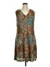 Anne Klein Paisley Brown Casual Dress Size 16 - photo 1