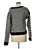 Double Zero Houndstooth Black Cardigan Size L - photo 2
