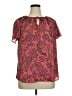 Maurices 100% Polyester Pink Short Sleeve Blouse Size 14 (0) - photo 1
