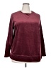 Woman Within Burgundy Pullover Sweater Size 18 (L) - photo 1