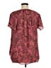 Maurices 100% Polyester Pink Short Sleeve Blouse Size 14 (0) - photo 2