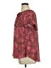 Maurices 100% Polyester Pink Short Sleeve Blouse Size 14 (0) - photo 5
