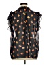 CAbi 100% Polyester Black Sleeveless Blouse Size XL - photo 2