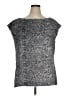 Banana Republic 100% Polyester Gray Sleeveless Blouse Size XL - photo 1